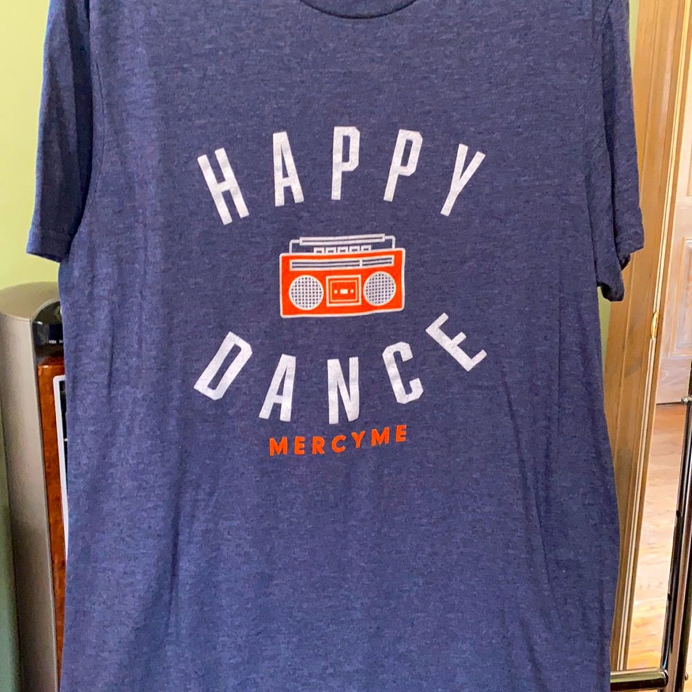Mercy Me Happy Dance Concert T-Shirt. Size L.
